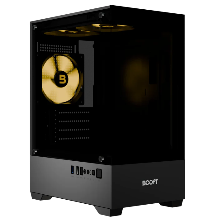 Boost Casing Enclosure Essential Series E100 with 3 ARGB Fans Boost Casing Enclosure Essential Series E100 with 3 ARGB Fans